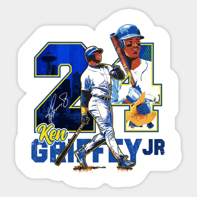 Ken Griffey Jr. Tee T-shirt Sticker by goderslim